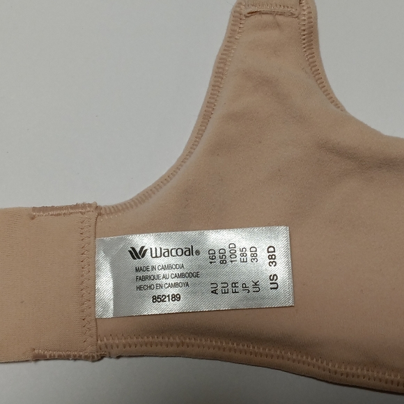 Wacoal How Perfect Wire Free T-shirt Bra Rose Dust, New Without Tag - Picture 8 of 16